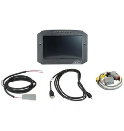 Display piatto AEM CD-7F Carbon senza registrazione/senza GPS