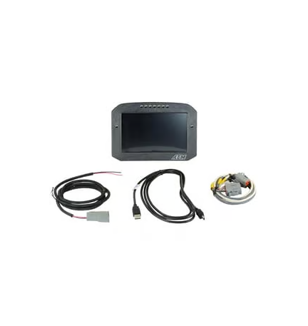 Display piatto AEM CD-7F Carbon senza registrazione/senza GPS