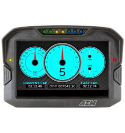 Pantalla sin registro/sin GPS AEM CD-7 Carbon