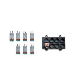 HUB CAN a 8 porte con connettori