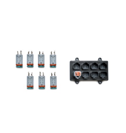 HUB CAN a 8 porte con connettori