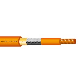 Cable blindado naranja SILICABLE FHLR2GCB2G-C de 10 mm²